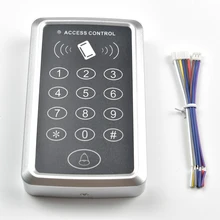 13,56 МГц M1 Mf Контролер карты доступа RFID бесконтактная дверь Клавиатура доступа дверной замочный механизм