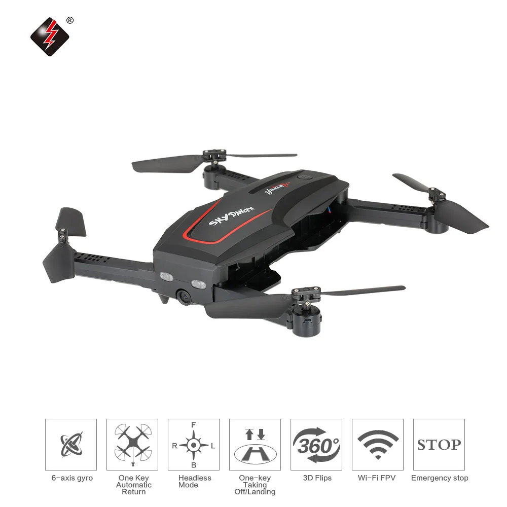 

Original Wltoys RC Helicopter With Camera Q626-B Wi-Fi FPV 720P HD Selfie Drone Altitude Hold RC Quadcopter RTF Folded RC Toys