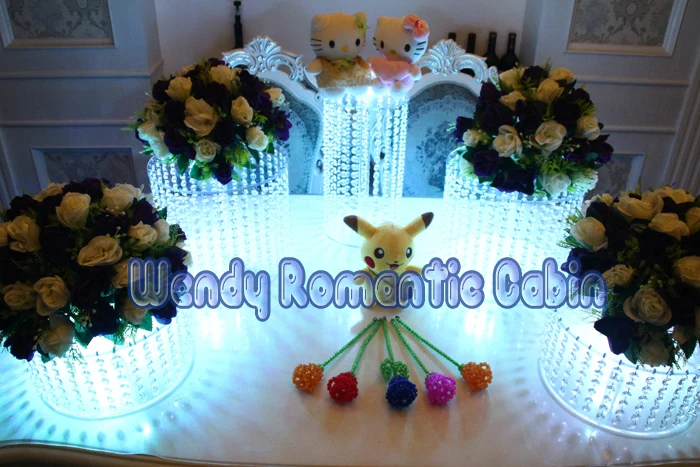

Party Crystal Cake Stands 5PCS/lot -MO5DA5-Wedding decoration