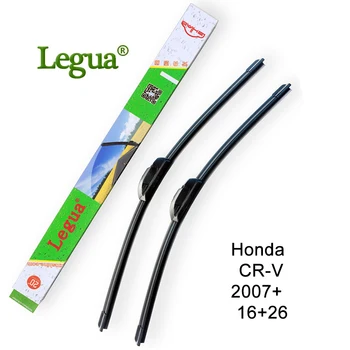 

Legua car Windscreen Windshield Wipers blade for Honda CR-V,2007+,16"+26",car wiper rubber,Soft Frameless Bracketless
