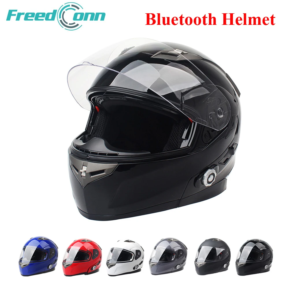 FreedConn Smart Bluetooth Helmet Built in Intercom System for Riders