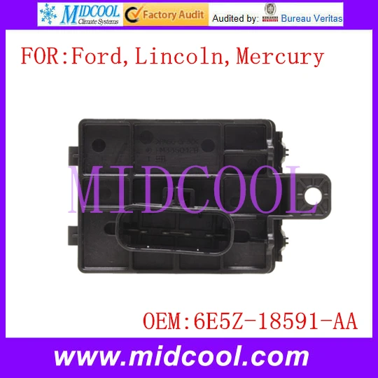 Мотора Вентилятора Резистор использование OE НЕТ. 6E5Z-18591-AA для Ford Lincoln Mercury