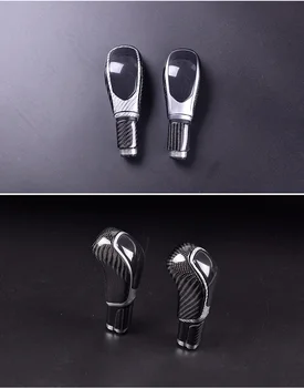 

Fit for Maserati Levante Ghibli quattroporte carbon fiber shift knob gear shift paddle lever gear head handball