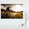Reci n llegado bicicleta personalizada carrera velocidad color ciclismo lienzo poster decoraci n del hogar arte