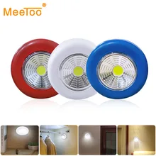 Под шкаф светильник COB светодиодный сенсорный светильник с батареей для шкафа беспроводной настенный светильник для шкафа спальни кухни нажимной светильник