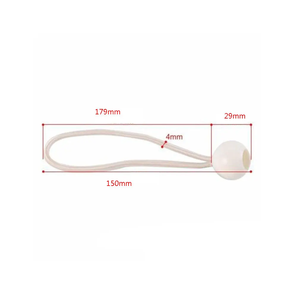 Белая эластичная фиксированная веревка Спортивная фиксирующая лента практичная эластичная связывающая лента снаряжение для путешествий палатка крепление на шнурке 10 шт. прочная