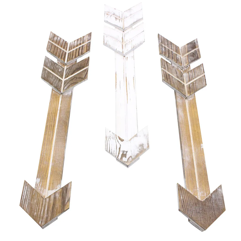 Rustico Madera Flecha Signo Decoracion Guirnalda Vintage Granja Pared Decoracion Del Montaje Para El Hogar O La Boda Fotografia Prop Decoraciones Diy De Fiestas Aliexpress