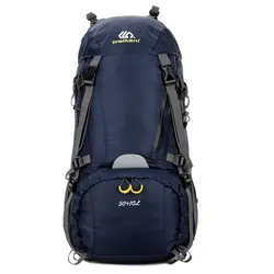 Водостойкий 50 + 10л Открытый тактический рюкзак 60л рюкзак с дождевой крышкой спортивная сумка Кемпинг Туризм треккинг путешествия рюкзак