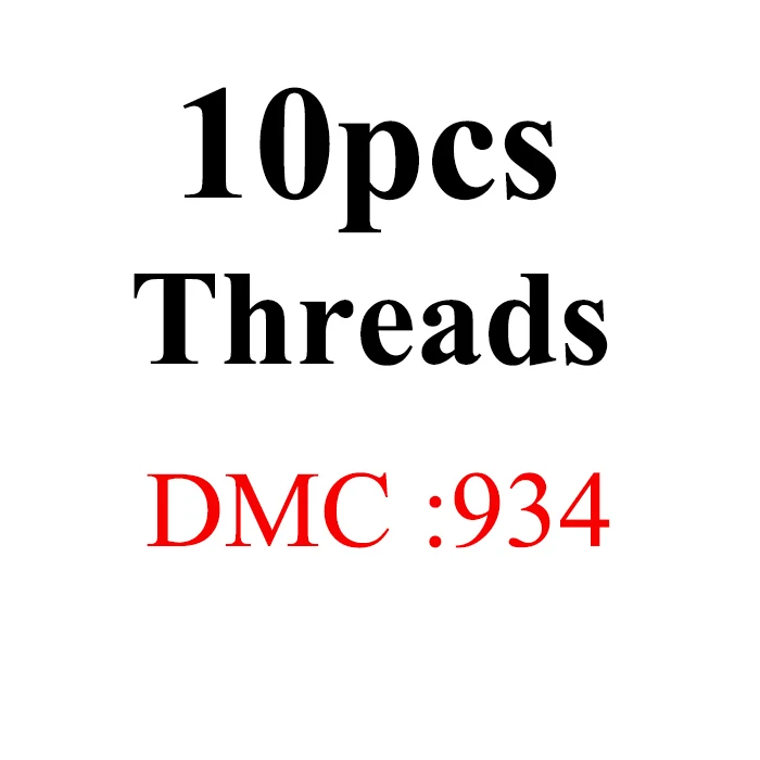 JOY SUNDAY, DMC927-961 нить для вышивания крестиком 10 шт./лот 1,2 м Набор для вышивания крестиком для рукоделия шитье, моток пряжи ремесло - Цвет: 10pcs-DMC934