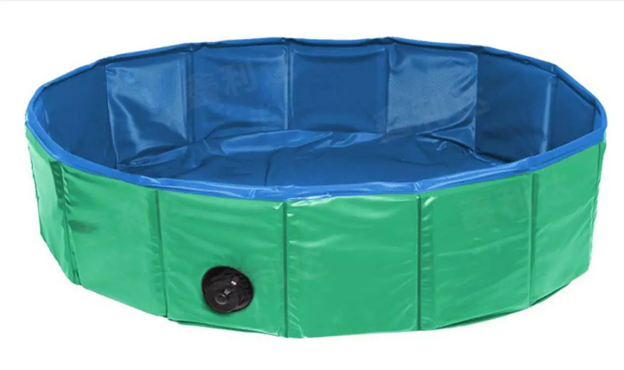 160*30cm Large Hard Plastic Foldable Collapsible Paddling Dog Pet Pool Foldable Pet Dog Swimming House Bed Summer Pool