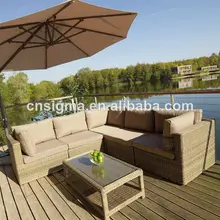 Современный дизайн уличная мебель из ротанга Дубаи диван мебель