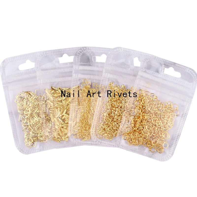 

Nail Art Metallic Studs 3D Japanese Mixed 62Shape Metal Rivet Studs Alloy Design Nail Art Rivet Decoration DIY Charms Nail Studs