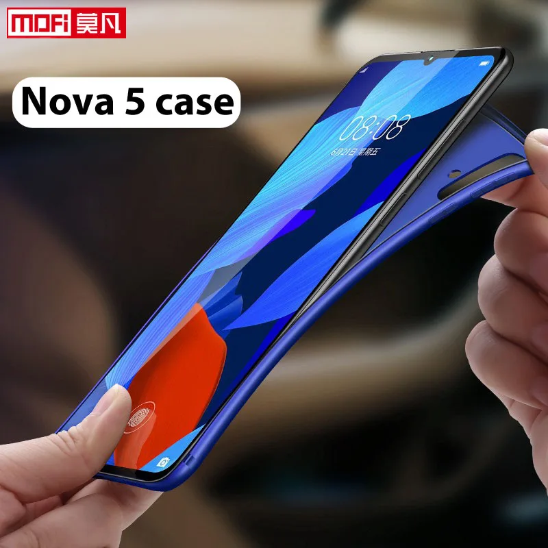 

Huawei nova 5 pro Case Cover Silicone Back 6.39 nova 5 case Soft Mofi Ultra Thin Matte Protective Coque Huawei nova 5 Pro case