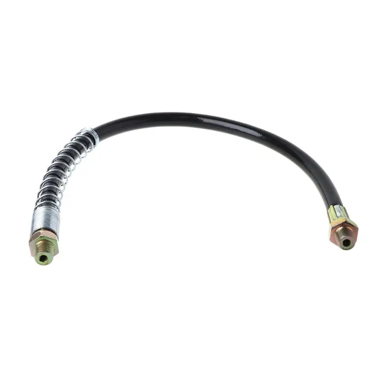 

40cm Flexible Grease Gun Hose High Pressure Long Extension Hoses With Spring