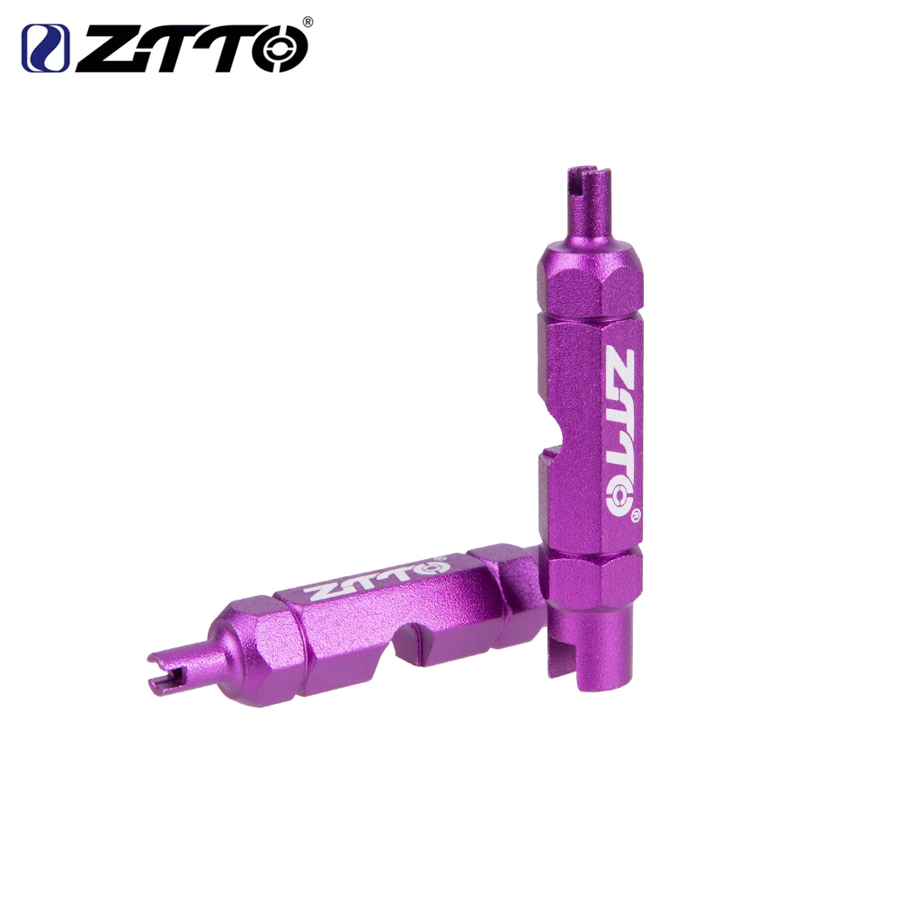 

ZTTO MTB Bicycle Road Bike Multifunctional Valve Tool Schrader/Presta AV/FV Nozzles InnerTube Value Core Wrench Removal Tool