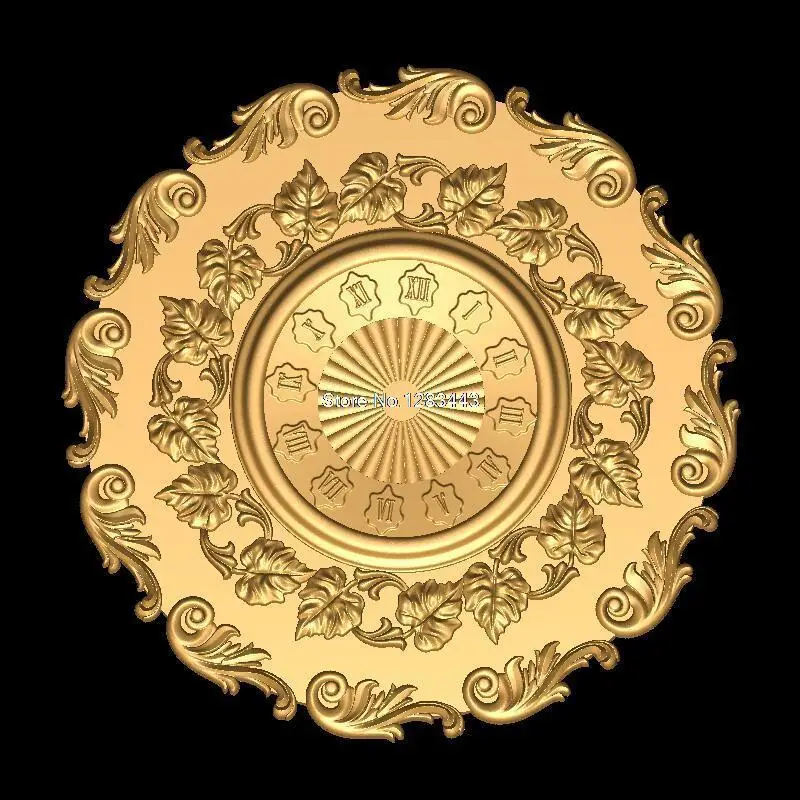 3d модель STL рельеф формат для ЧПУ в формате Clock_24|3d model relief|stl relief3d stl |