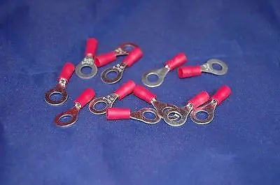 

100PCS RV1-6 1/4 cold press ring terminal, round terminals