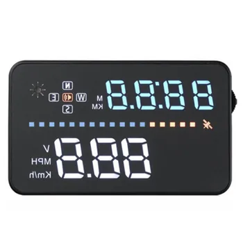 

3.5" Car HUD Head Up Display Speedometer Car HUD OBD GPS Speedometer Projector Parameter Display with Anti-slip Pad