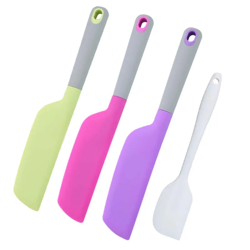  Kitchenware Silicone Cream Butter Cake Spatula Mixing Batter Scraper Brush Butter Mixer Cake Brushe