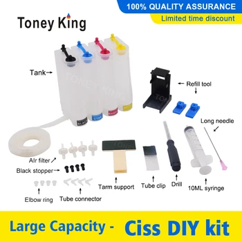 

Continuous Ink Supply System CISS kit accessaries tank For HP302 302xl Deskjet 1111 1112 2130 2135 1110 3630 3632 3830 Printer