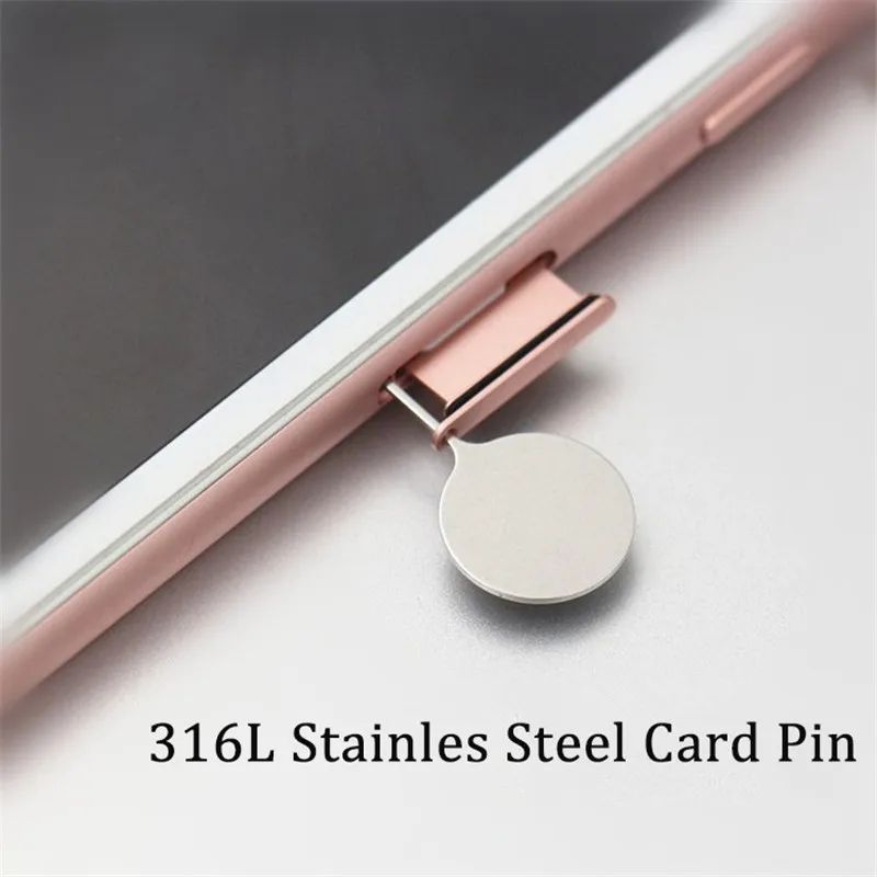 

Hot Selling 316L Stainless Steel Metal Retrieve Card Pin for Mobile Phone 100pcs/set