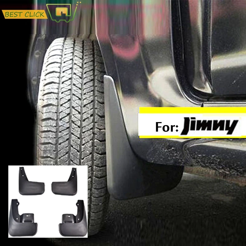 

Car Mud Flaps For 1998-On Suzuki Jimny Sierra Wide (JB) Chevrolet Jimny Jimny Mudflaps Splash Guards Mud Flap Mudguards Fender