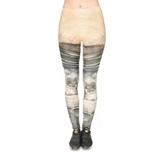 Фитнес леггинсы красивая классика Джокер длинные узкие штаны полиэстер 3D Mars печатных Для женщин девочек Забавные леггинсы