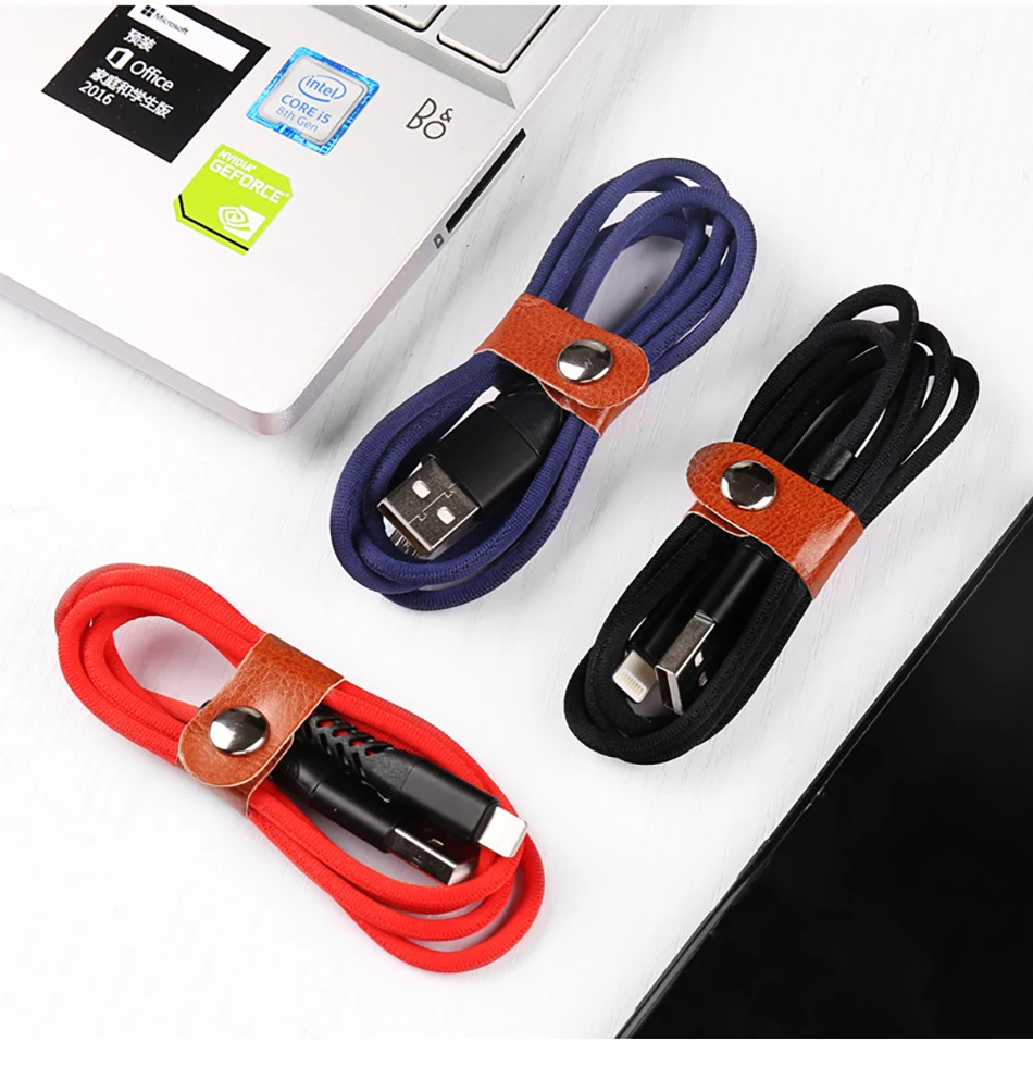 NOHON Durable Fast Charger Data USB Cable For Apple iPhone XS MAX XR X 7 6 8 6S 5S Plus IOS 10 11 12 Lighting Phone Charge Cable (14)