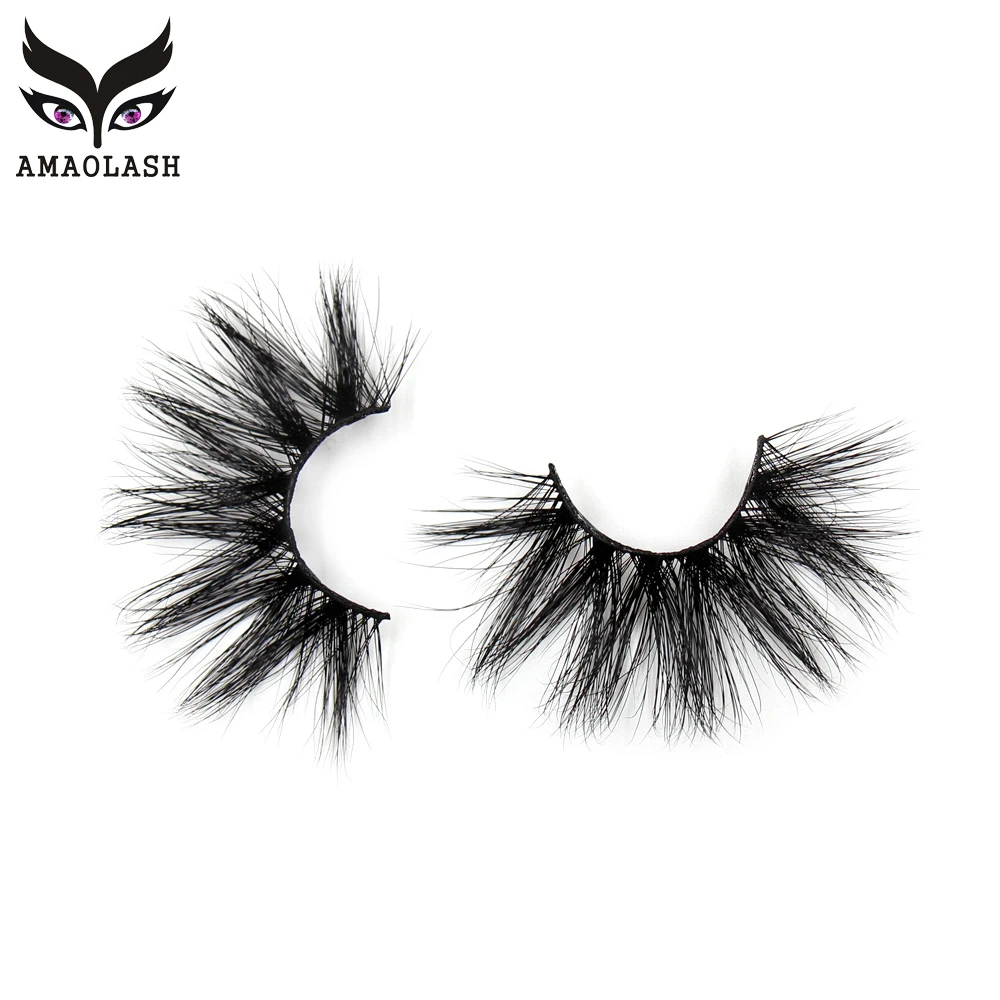 

AMAOLASH 3D Mink False Eyelashes 25mm Lashes Cross thick Dramatic Lashes Extension Makeup Mink Eyelashes High Volume Eyelash G09