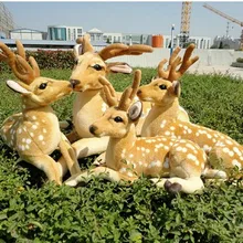 Большой размер Моделирование пятнистого оленя плюшевая игрушка олень Мягкие плюшевые куклы хороша в качестве подарка