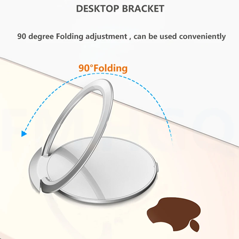 Кольцо-держатель мобильного телефона универсальная подставка на палец ультра-тонкий круг 90 градусов складной задний Декор магнитный автомобильный кронштейн аксессуары