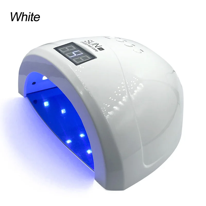 УФ-лампа для сушки ногтей 48 Вт SUNONE1s УФ-лампа для маникюра Гель-лак сушка для полимеризации ногтей - Цвет: Белый