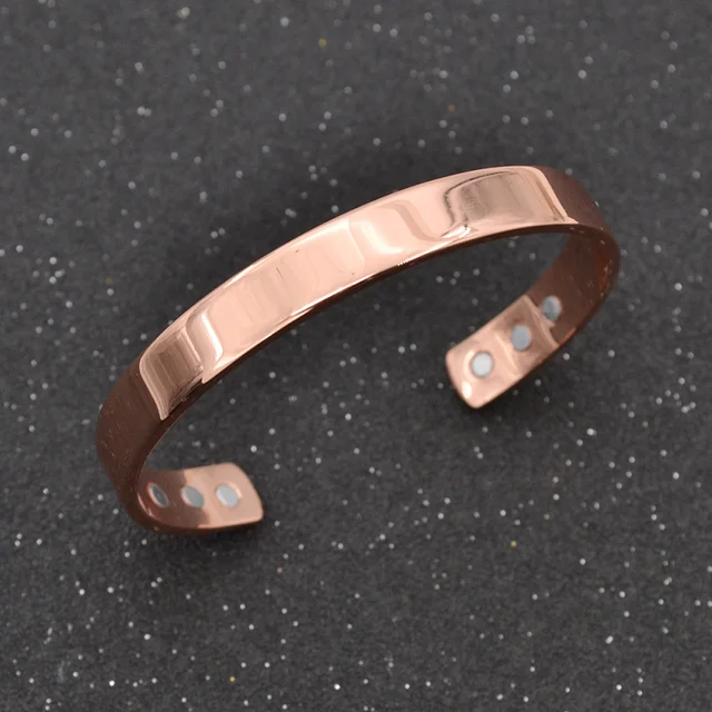 Fashion Lychee Magnetic Copper Bangle Bracelet Healing Bio Therapy Fashion Lychee Magnetic Copper Bangle Bracelet Healing Bio Therapy Arthritis Pain Relief Cuff Women Men