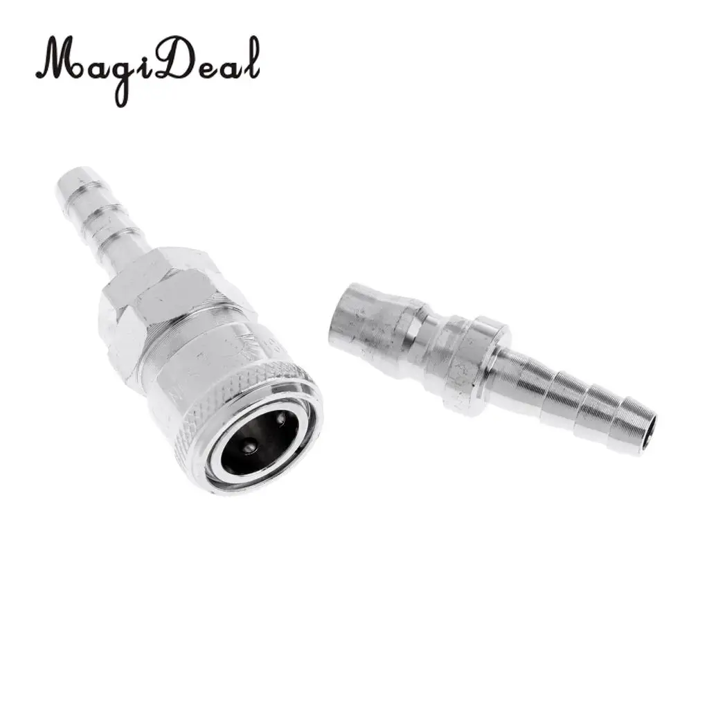 MagiDeal Universal Diving Connector Underwater Fittings Diving Hose Connector Dia 9mm Easy Connection Between Tube and Tube