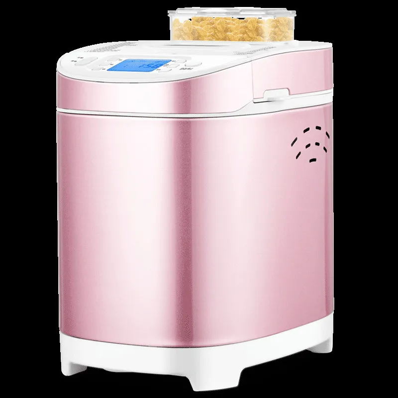 

Bread machine Household automatic intelligence. Sprinkle fruit cake and noodles.