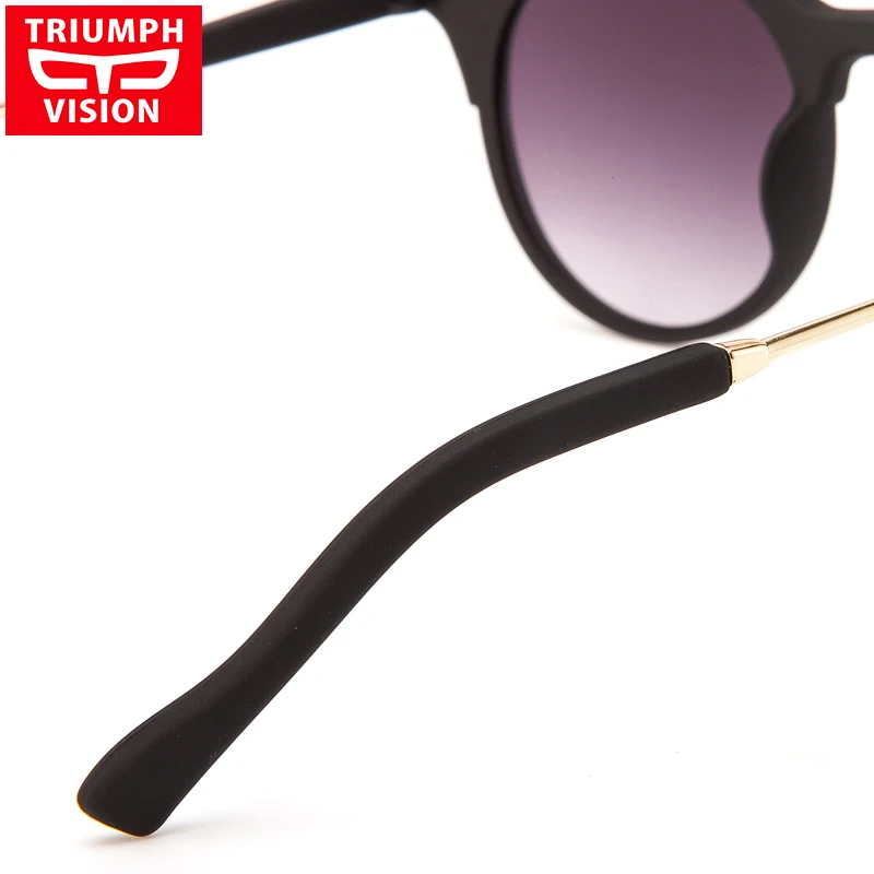 TRIUMPH VISION круглые градиентные очки de sol Feminino Солнцезащитные женские брендовые