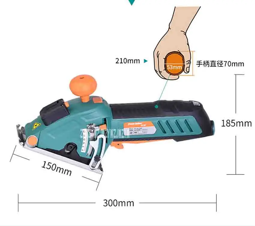 JD3521C многофункциональный небольшой круглый заостренный бытовой столярные инструменты машина для резки металла Плиткорез 500 Вт 220 В/50 Гц 0-26 мм