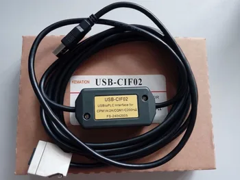 

1pc USB-CIF02 for CQM1/CPM1/CPM1A/CPM2A/C200HS/C200HX/HG/HE/SRM1 USBCIF02 for CS/CJ/ CQM1H/CPM2C PLC when with CS1W-CN114 cable