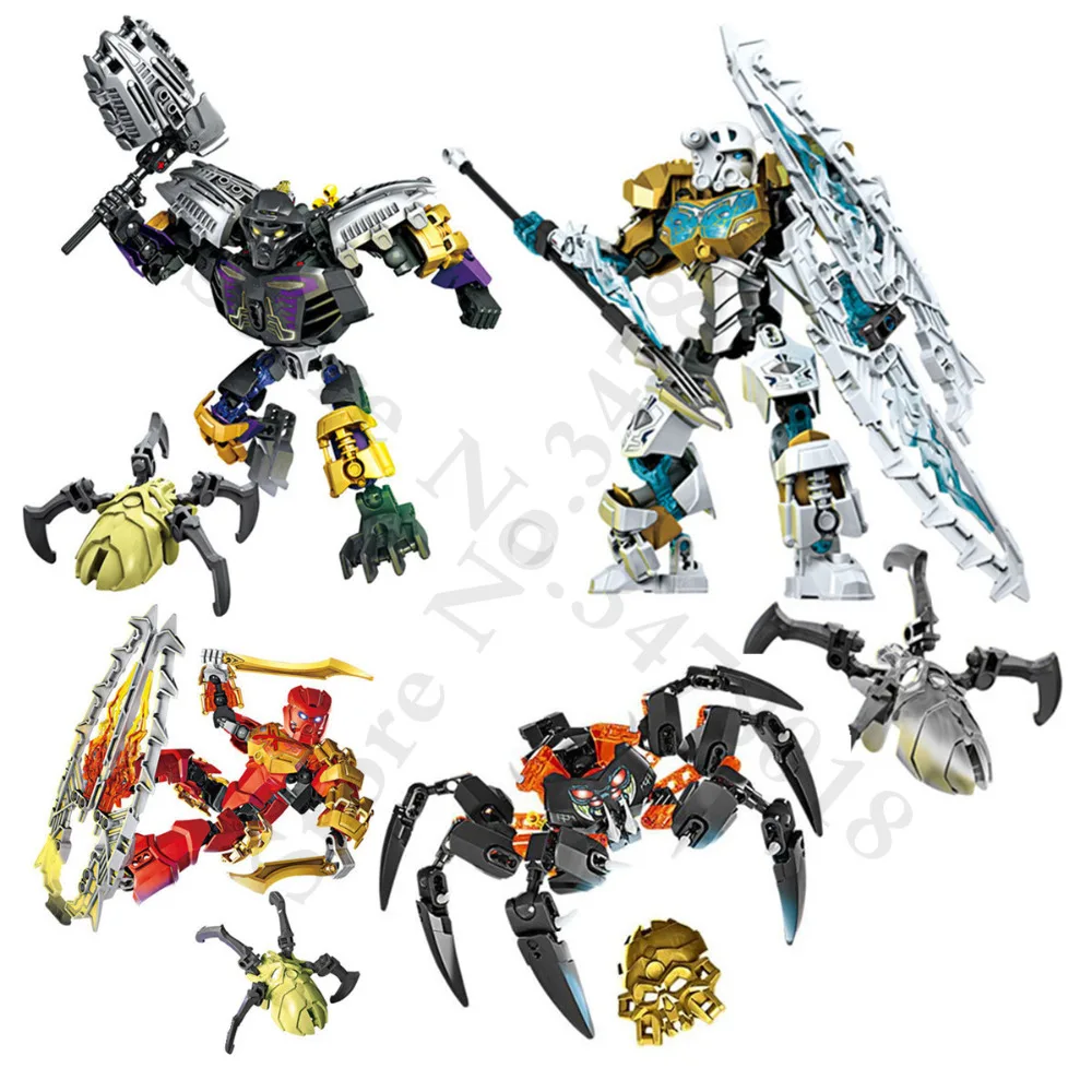 

BionicleMask of Light Children&s Kopaka Master Of ICE Bionicle Building Block Compatible with 70788 Toys