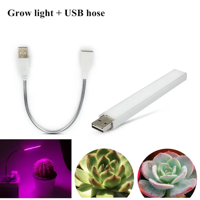 USB Led Grow Light Full Spectrum Fitolampy usb DC 5V 3W Led Plant Grow
