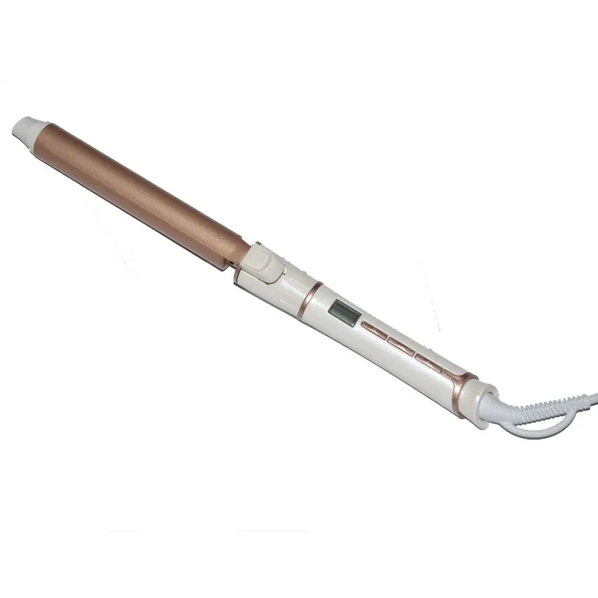 

Queenme Ceramic LCD Dispaly Electric Hair Waves Curling Iron Professional Perfect Hair Curler Roller Wand Styler Styling Tools