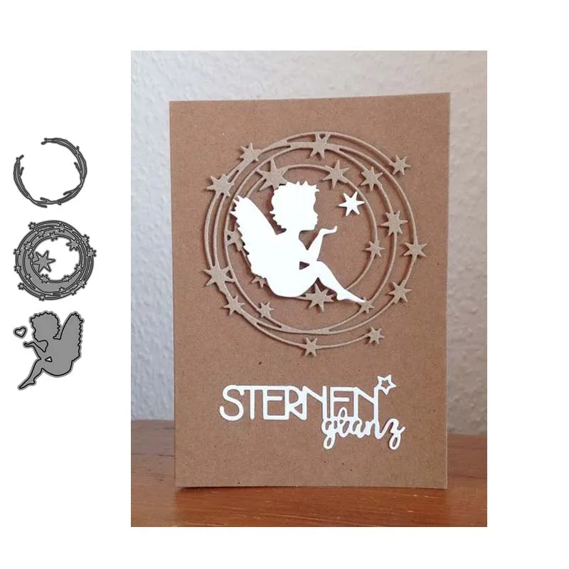 

AddyCraft Metal Cutting Dies cut die mold Angel vine Scrapbook paper craft knife mould blade punch stencils dies