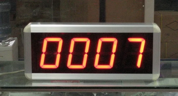

LED Digital Large Screen Automatic Induction Counter, Factory Workshop Shoe Factory Production Line Electronic Screen