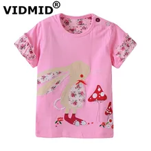 VIDMID Girl t shirt big Girls tees shirts children blouse t shirts big sale super quality