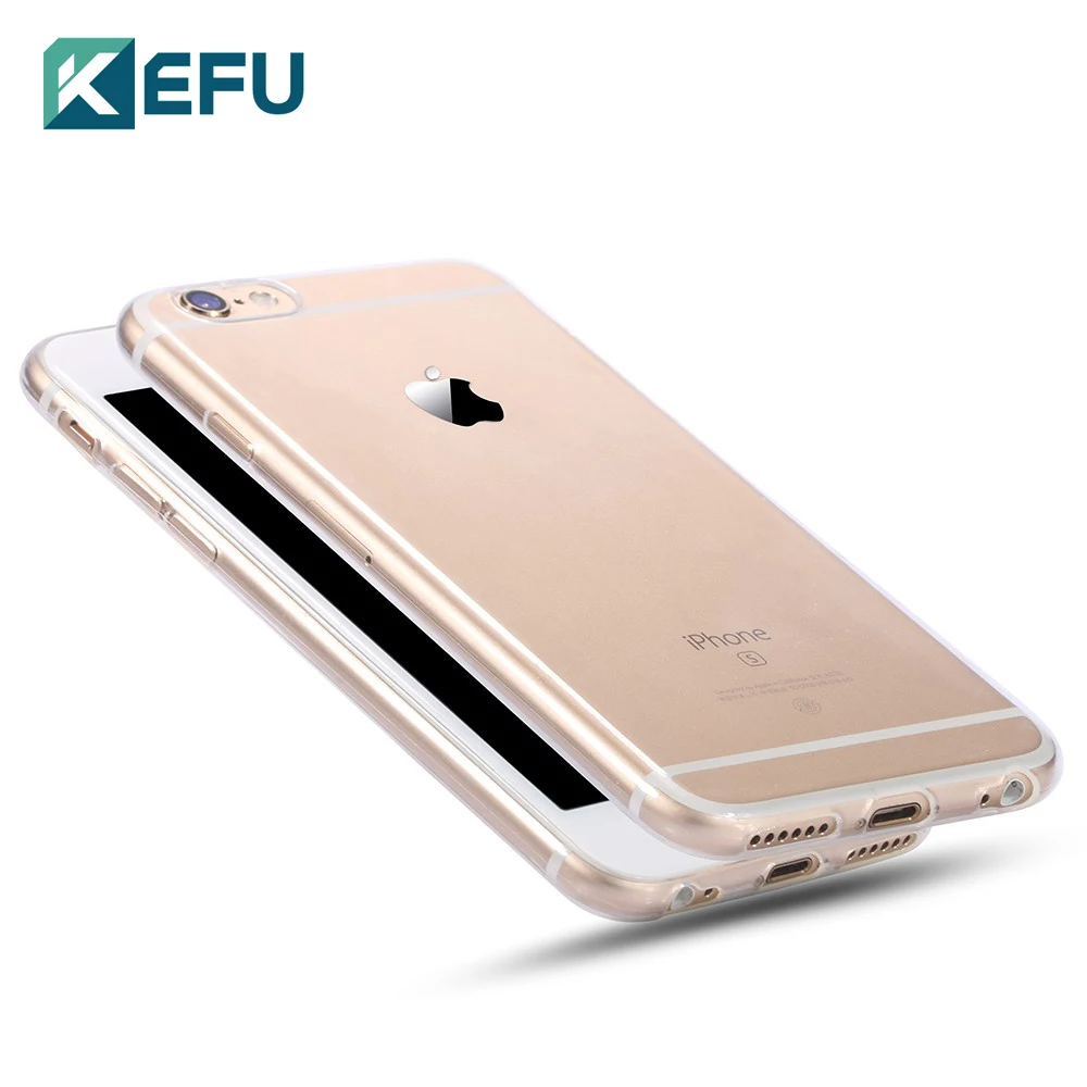 Чехол для iPhone 5S 5C 6 6S 7 Plus прозрачный мягкий силиконовый чехол из ТПУ Новое