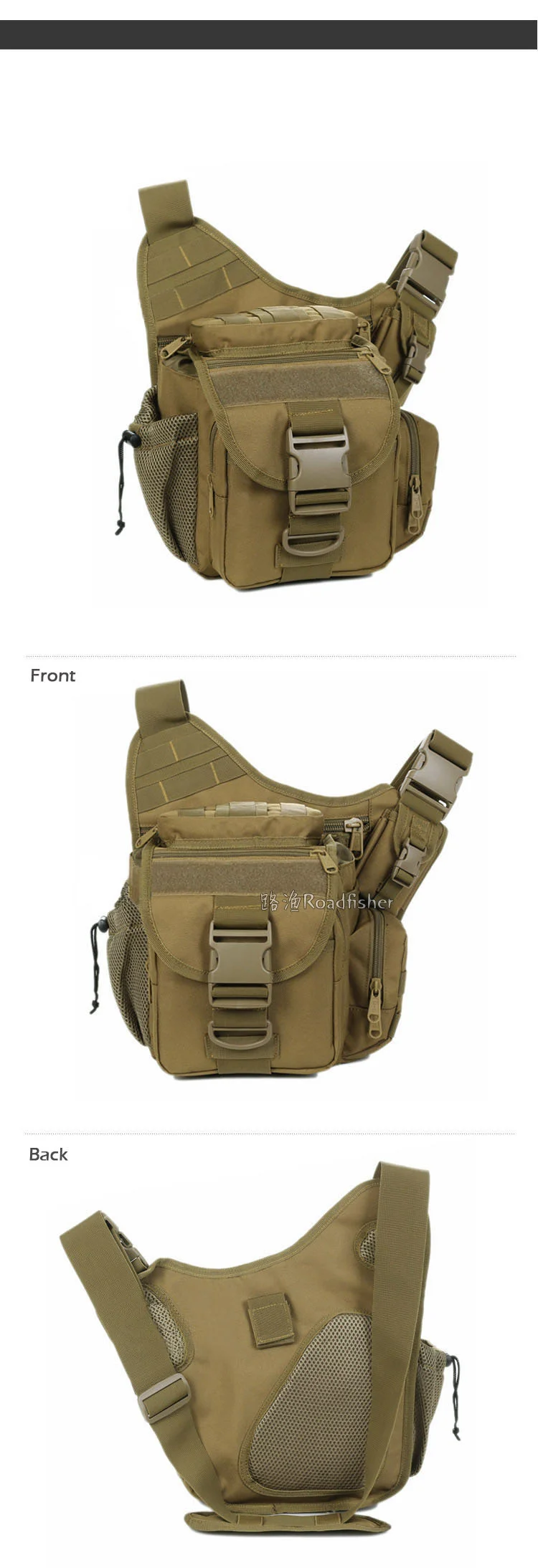 Camo green camera shoulder bag D5-2012-5