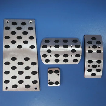 

Car Accessories Aluminum alloy Non-slip For TOYOTA ALPHARD 2006-2016 AT Gas Accelerator Brake Footrest Peda Pads stickers covers