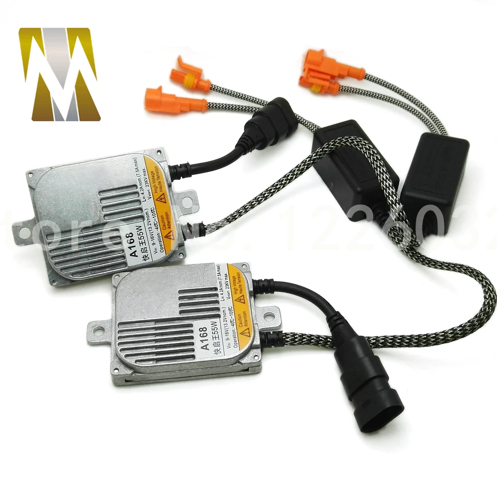 Buy 2pcs 55W HID xenon ballast digital metal blocks