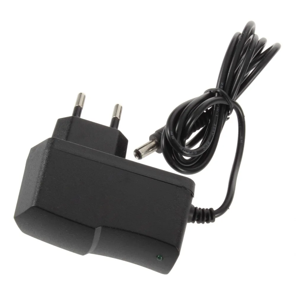AC DC адаптер DC 12 В в 1A AC 100 В-240 В конвертер адаптер зарядное устройство питание ЕС Plug черный