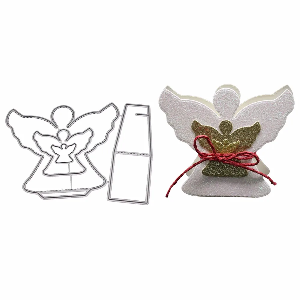 

Lovely Angel Frame Metal Cutting Dies 2019 New for Scrapbooking Craft Dies Stamps DIY Card embossing Alinacutle Paper Cutter Die